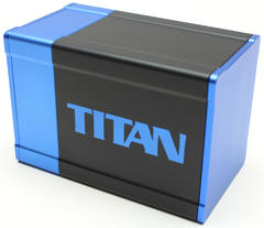 Boxgods Titan Black & Blue Deck Box